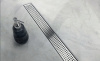 Комплект Душевой уголок STWORKI Эстерсунд 110x80 см профиль хром матовый, прозрачное стекло, прямоугольный + Лоток CK DRAIN AQPL10-70 Cube 70 см, с сухим затвором, из нержавеющей стали, с решеткой, прямоугольный