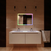 Зеркало AZARIO Livia-RGB 800х600 сенсорный выключатель с функцией диммера, мульти-цвет (LED-00002638)