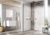 Душевая перегородка Ravak Walk-In Wall 140 профиль Черный стекло Transparent (GW9WM0300Z1)