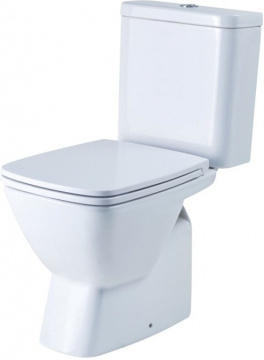 1.WH30.2.470 НЕО Унитаз-компакт, дюро, метал крепеж, 2 реж., soft-close, тонкое
