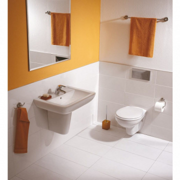 Комплект инсталляции Ideal Standard ProSys Eco Frame M с унитазом Eurovit Rimless безободковый Cut Rimless c сиденьем микролифт E131801 (W660101)