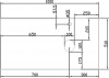 Столешница с раковиной DIWO Элиста 100 белый мрамор, с раковиной Moduo 50 Square
