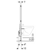 Инсталляция Geberit Duofix для биде, 112 см, универсальная (111.520.00.1)