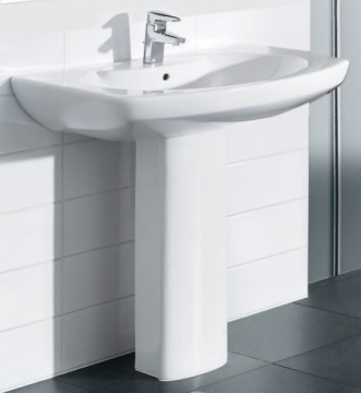 Раковина Roca DAMA SENSO 650х530х195 мм, белая (7.3275.1.100.0)