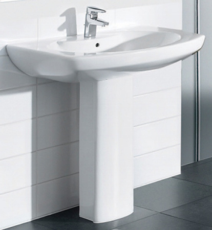 Раковина Roca DAMA SENSO 650х530х195 мм, белая (7.3275.1.100.0)