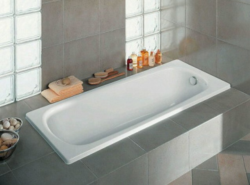 Ванна чугунная Roca CONTINENTAL 160х70, противоскользящее покрытие