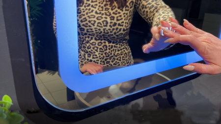 Зеркало AZARIO Мальта RGB 550*800 c подсветкой и диммером, мульти-цвет, сенсорный выключатель (LED-00002511)