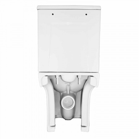 Унитаз-компакт Azario Alba 620х405х805 напольный, безободковый, с сиденьем микролифт (AZ-8323)