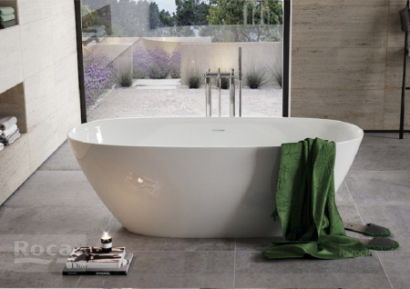 Ванна Stonex® Roca ARIANA 1650х750х570, отдельностоящая, белая