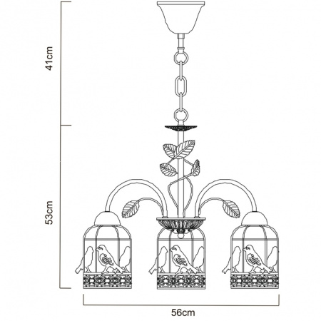 Подвесная люстра Arte Lamp CINCIA