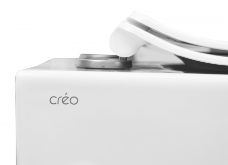 Сет: Инсталляция AZARIO + Унитаз подвесной Creo Ceramique с системой смыва Tornado, в комплекте с быстросъемным сиденьем микролифт (AZ-8010-1000+CR1100NR)