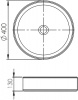 Тумба с раковиной STWORKI Lotus 107 antracite matt