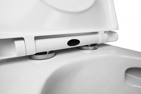 Унитаз-моноблок Azario Scala 360х690х790 безободковый, слив "Торнадо", с быстросъемным сиденьем  микролифт (AZ-8101)