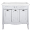 Комплект Тумба Azario CAROLINA 100 1000х880х500 патина, с раковиной Artdeco 100 (Kale) белый/черный (CS00090677)