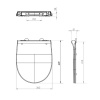 ПЭК Roca Victoria Pack подвесной унитаз Rimless + инсталляция + Slim сиденье дюропласт (7.8931.0.501.0)