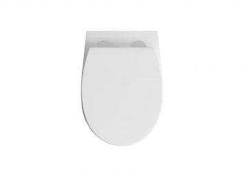 Унитаз подвесной безободковый Aquatek AQ1582T-00 СИРИУС 520*373*340, смыв TORNADO , тонкое сиденье с механизмом плавного закрывания, крепеж