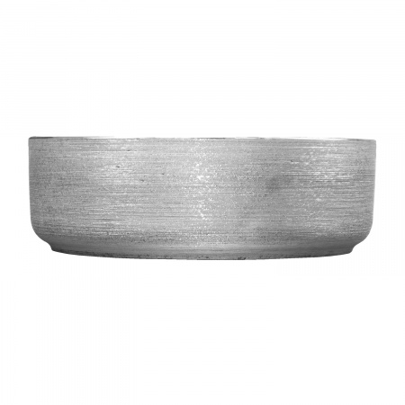 Раковина-чаша Azario 355х355х120 накладная, круглая, белый/серебро (AZ-3134-ST-SW)