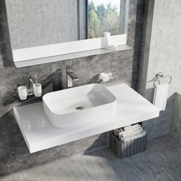 Раковина Ravak CERAMIC 550 R SLIM, белая (XJX01155002)