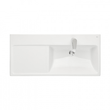 Раковина мебельная Roca THE GAP Plus 100х46 правая, высокий бортик, 1 отверстие (7.3270.M.E00.4)