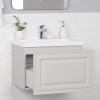 Комплект тумба Итана Verona 60 597х378х450 подвесная, с раковиной Natella 60, керамик (CS00080612)