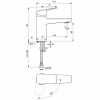 Смеситель для раковины Ideal Standard CERAPLAN керамический картридж, хром (BD224AA)