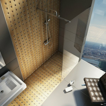 Душевая перегородка Ravak Walk-In Wall 140 стекло Transparent, профиль Хром (GW9WM0C00Z1)