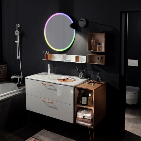 Зеркало AZARIO Perla neo - RGB D770 сенсорный выключатель, мультицвет (LED-00002610)