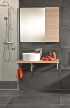 Раковина Roca Mila 40х40 акладная круглая белая (32700C000)