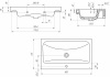 Консоль DIWO Смоленск 80 с раковиной Moduo 80