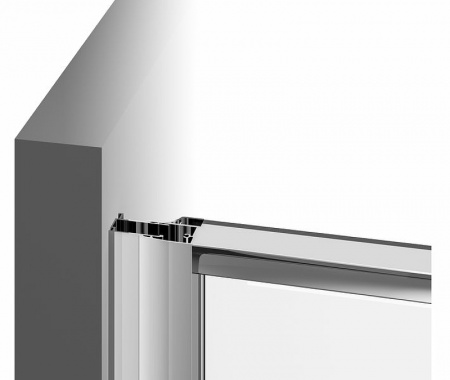 Душевая дверь Ravak Pivot PDOP2-120 распашная, стекло Transparent, профиль Черный (03GG0300Z1)