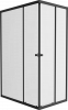 Душевой уголок DIWO Углич 120х80 профиль черный матовый