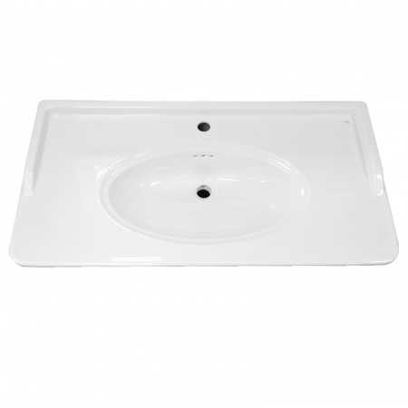Комплект Тумба Azario CAROLINA 100 1000х880х500 патина, с раковиной Artdeco 100 (Kale) белый/черный (CS00090677)