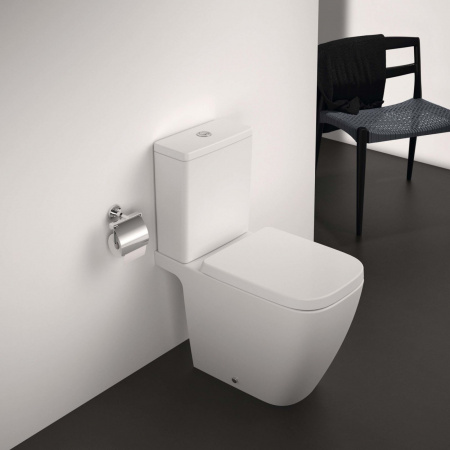 Чаша унитаза Ideal Standard i.life B напольный, для монтажа с бачком, технология RimLS+, с крепежом TT025 (T461201)