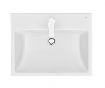 РАКОВИНА ROCA THE GAP PLUS ВЫСОКИЙ БОРТИК 60 X 46 СМ, ФАРФОР, БЕЛЫЙ (7.3270.M.100.4)