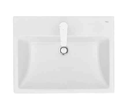РАКОВИНА ROCA THE GAP PLUS ВЫСОКИЙ БОРТИК 60 X 46 СМ, ФАРФОР, БЕЛЫЙ (7.3270.M.100.4)