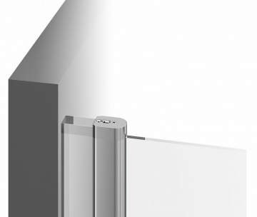 Душевая дверь Ravak Chrome CSD2-100 распашная, стекло Transparent, профиль Сатин (0QVACU00Z1)