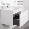 Комплект тумба Итана Verona 60 (595х378х450) подвесная, с раковиной Natella 60, Софт Айс (CS00082490)